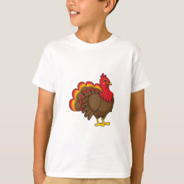 Cute Tecknad Turkiet T Shirt