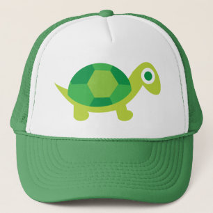 Cute Tecknad Turtle Älskare Avslappnad Truckerkeps