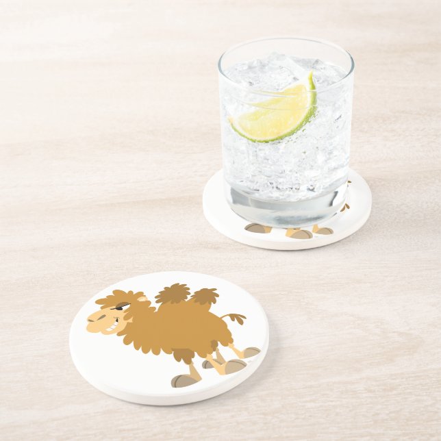 Cute Tecknad, två-Humped Camel Underlägg (Sidan)