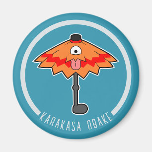 Cute Tecknad Umbrella Ghost Japanska Yokai Magnet