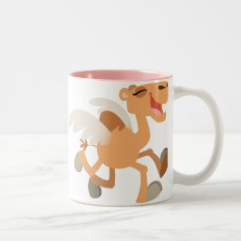 Cute Tecknad Winged-Camel Mugg