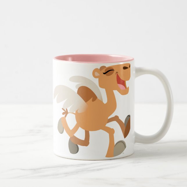 Cute Tecknad Winged-Camel Mugg (Höger)