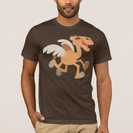 Cute Tecknad Winged-Camel T-Shirt