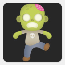 Cute Tecknad Zombie