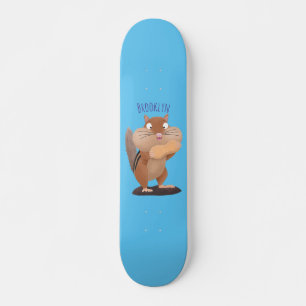 Cute-tecknaden för stora kindkinkor mini skateboard bräda 18,5 cm