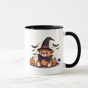 Cute Teddy Halloween Mugg