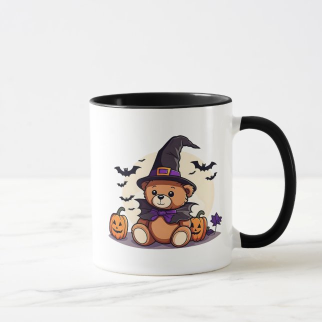 Cute Teddy Halloween Mugg (Höger)