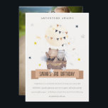 Cute Teddy Luftballong Kids Photo Birthday Tack Kort<br><div class="desc">Om du behöver någon annan matchande produkt eller anpassning kan du skicka ett vänligt meddelande via Zazzle.</div>