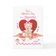 Cute Teddy på Flicka 1st