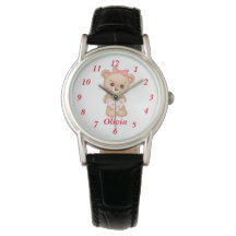 Cute Teddy Prated eWatch Watch