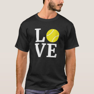 Cute Tennis Älskare Present I Kärlek tennis Appare T Shirt