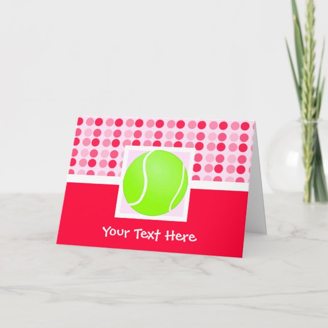 Cute Tennis Boll Kort (Framsida)