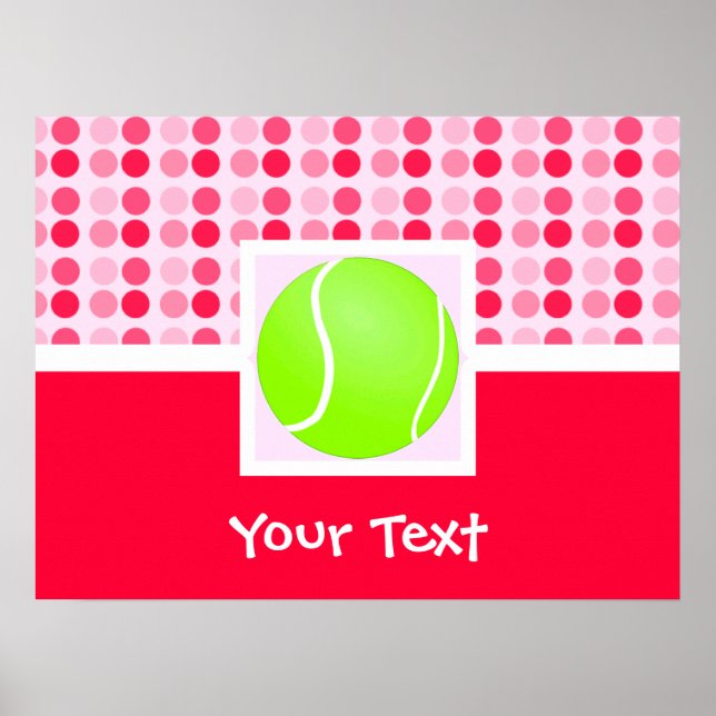 Cute Tennis Boll Poster (Framsidan)