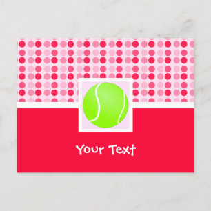 Cute Tennis Boll Vykort