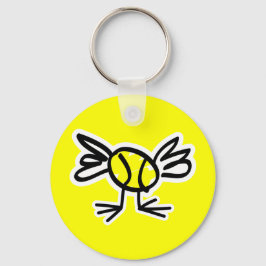 Cute tennis-chick-nyckelkedjegåva nyckelring