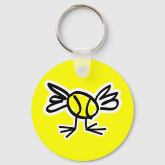 Cute tennis-chick-nyckelkedjegåva nyckelring