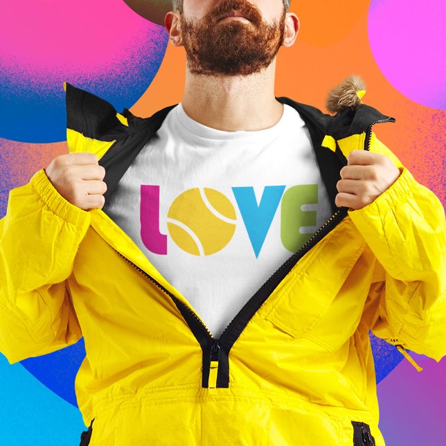 Cute Tennis KÄRLEK - vuxen T Shirt (Skapare uppladdad)