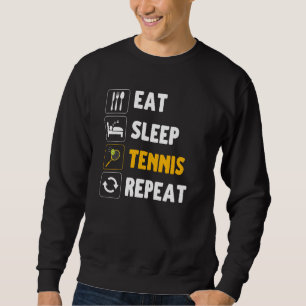 Cute Tennis Novelty För manar Kvinnor tennis Älska Lång Ärmad Tröja