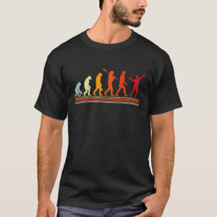 Cute Tennis Player Evolution Retro Vintage Färg M T Shirt