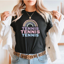 Cute Tennis Rainbow T-Shirt