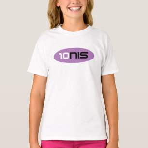 Cute tennis top t shirt for sporty Girl 10NIS
