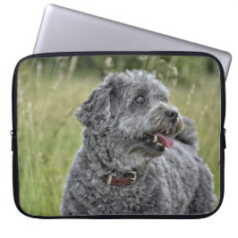 Cute Terrier Hund Laptop Fodral
