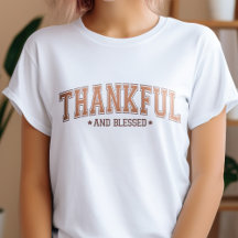 Cute Thankful and Blsed College Brev Inspired