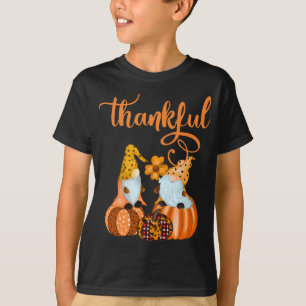 Cute Thankous Gnomes for Fall eller Halloween T Shirt