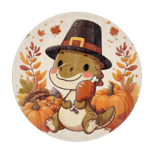 Cute Thanksgiving Dinosaur