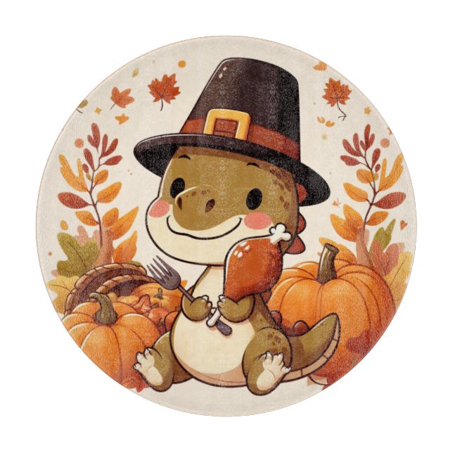 Cute Thanksgiving Dinosaur (Framsidan)