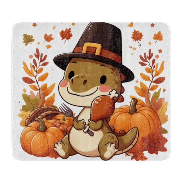Cute Thanksgiving Dinosaur (Framsidan)