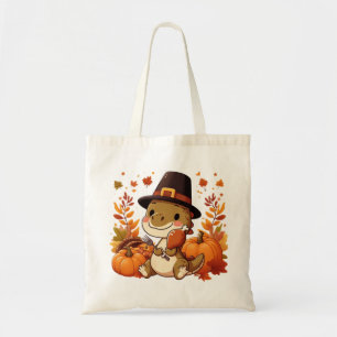 Cute Thanksgiving Dinosaur Tygkasse