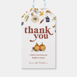 Cute Thanksgiving Friendsgiving Hälsning Treat Presentetikett