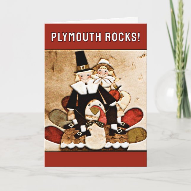 Cute Thanksgiving Helgkort (Framsida)