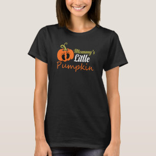 Cute Thanksgiving Pregnant Mamma Little Pumpkin T Shirt