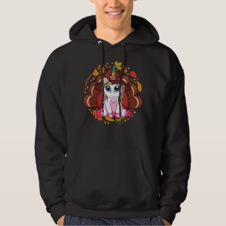Cute Thanksgiving Shirt Girls Kids Småbarn Turkiet Hoodie