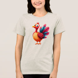 Cute Thanksgiving Turkey Women's T-Shirt