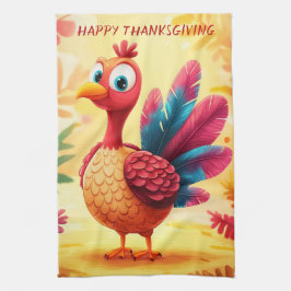 Cute Thanksgiving Turkiet Kitchen Towel Kökshandduk