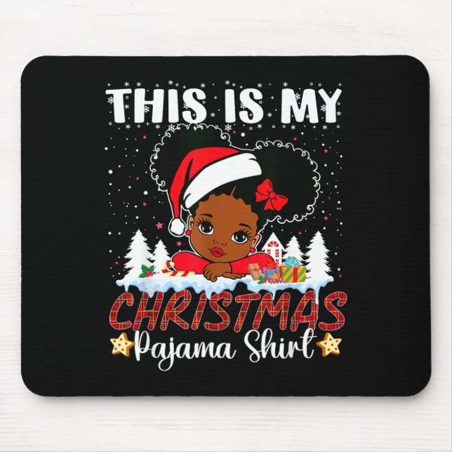 Cute This Is My Christmas Pajama Black African Ame Musmatta (Framsidan)