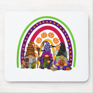 Cute Three Rainbow Gnomes Happy halloween Autumn F Musmatta