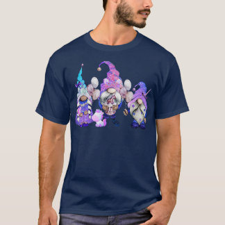Cute Three Unicorn Gnomes Tomtenisse Gnome Älskare T Shirt