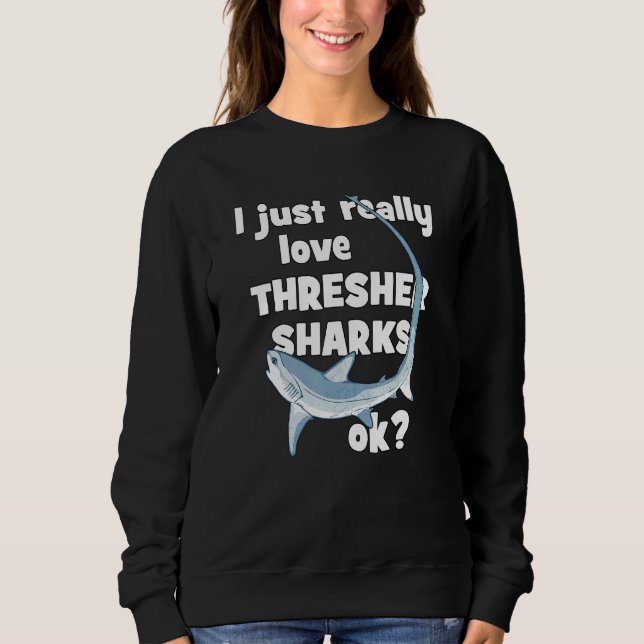 Cute Thresher-haj T Shirt (Framsida)