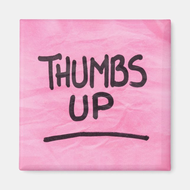 Cute Thumbs Up Graphics Coola Thumbs Up Image (Trö Magnet (Framsidan)