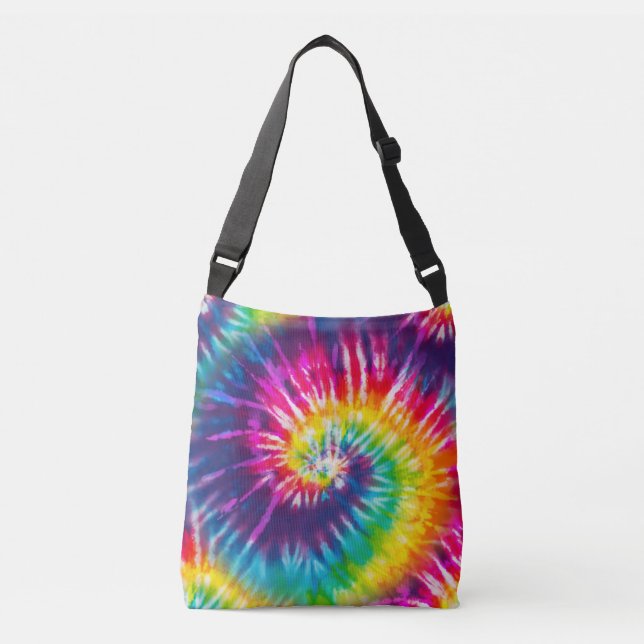 Cute Tie Dye Crossbody Bag Axelväska (Framsida)