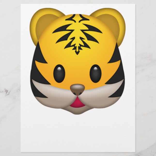 Cute Tiger Emoji (Framsida)