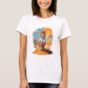 Cute Tiger, Funny Animals Älskare, Loely Gift T Shirt
