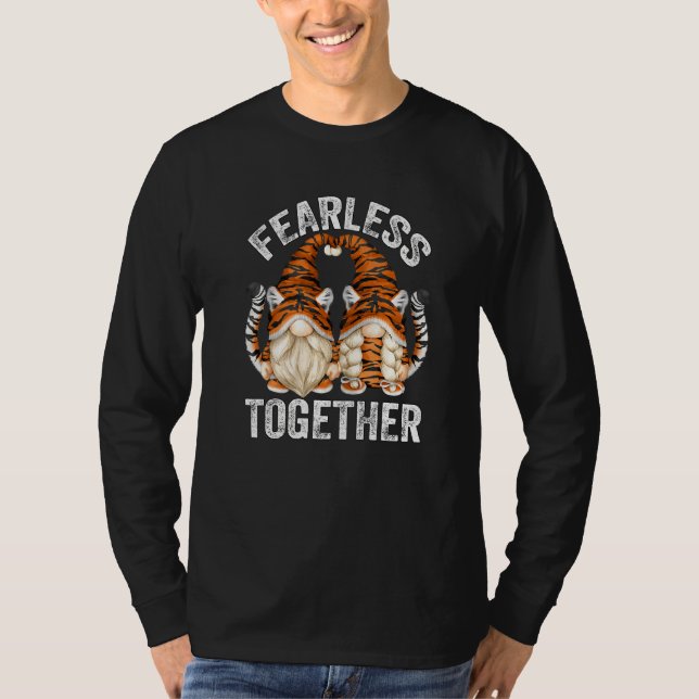 Cute Tiger Gnomes for Tiger and Valentines day Co. T Shirt (Framsida)