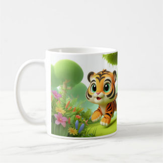 Cute Tiger Kaffemugg