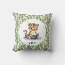 Cute Tiger Läsning i Bok