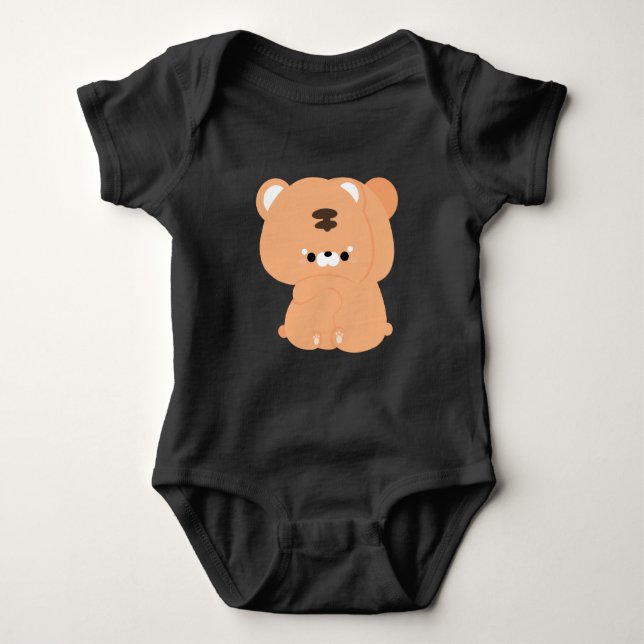 Cute Tiger par T Shirt (Framsida)